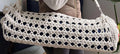 Crochet yoga mat bag.