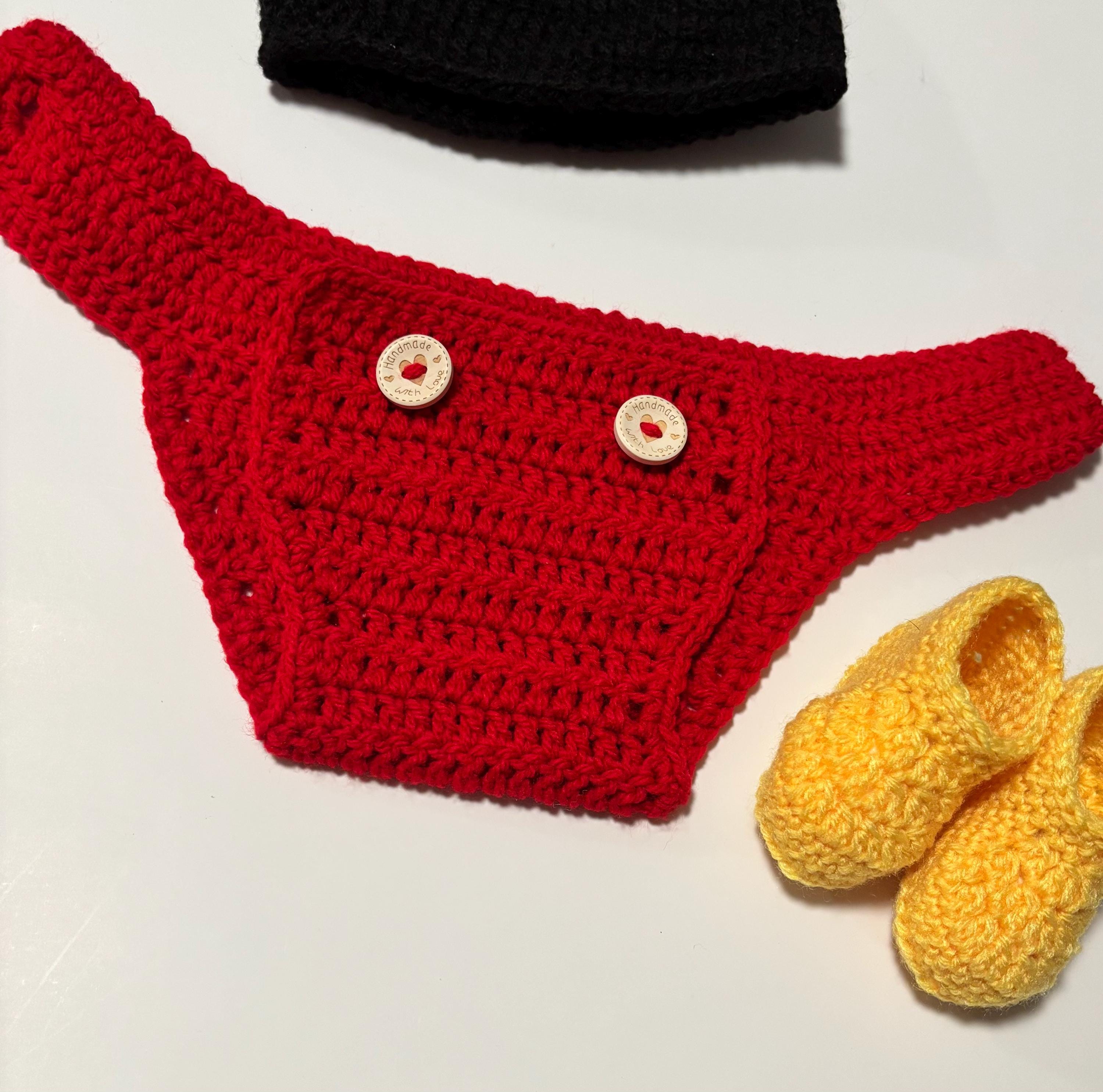 Crochet baby set.