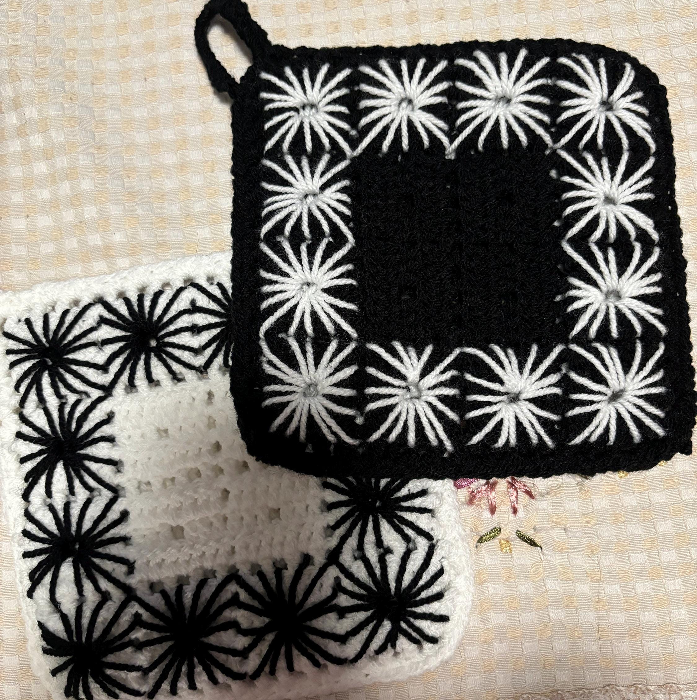 Crochet pot holders.