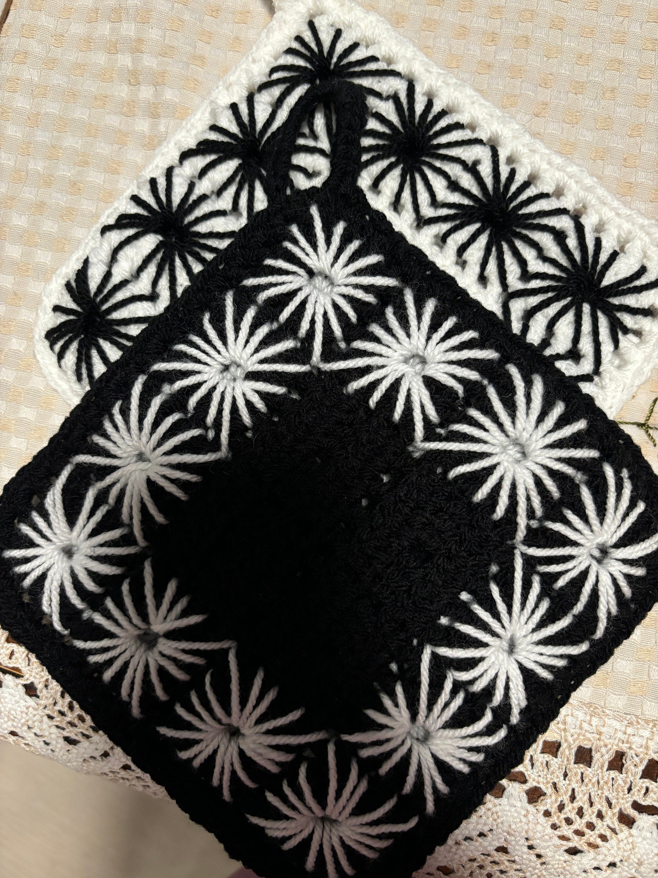 Crochet pot holders.