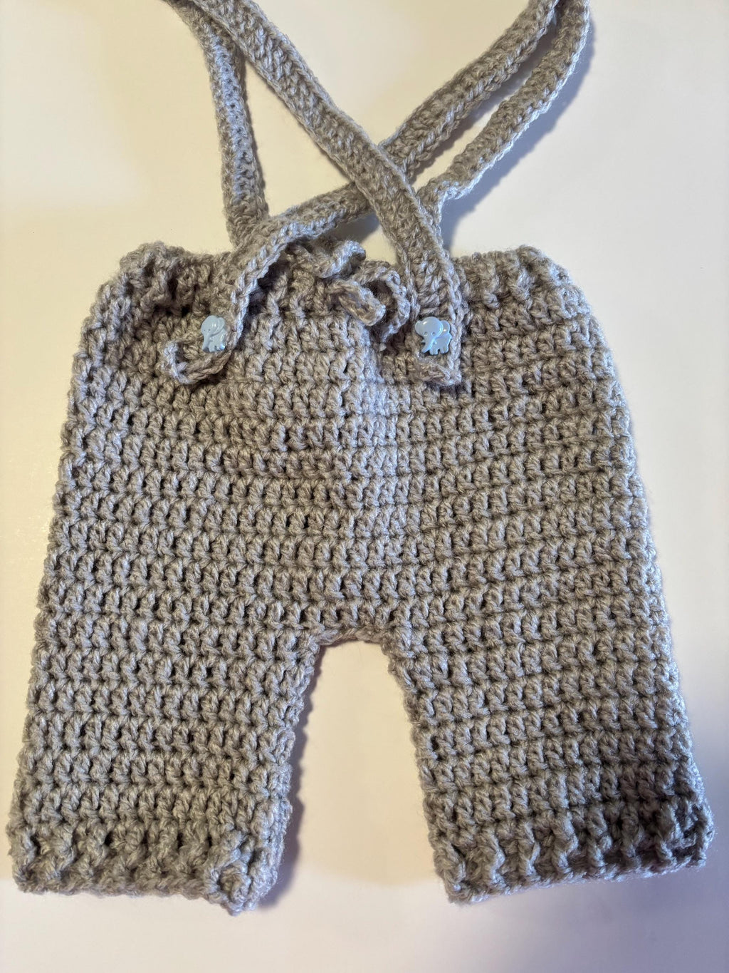 Crochet Elephant baby set.