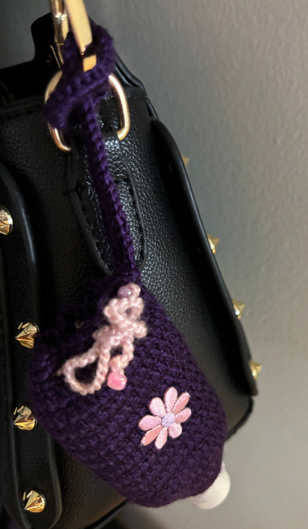 Crochet hand sanitizer case