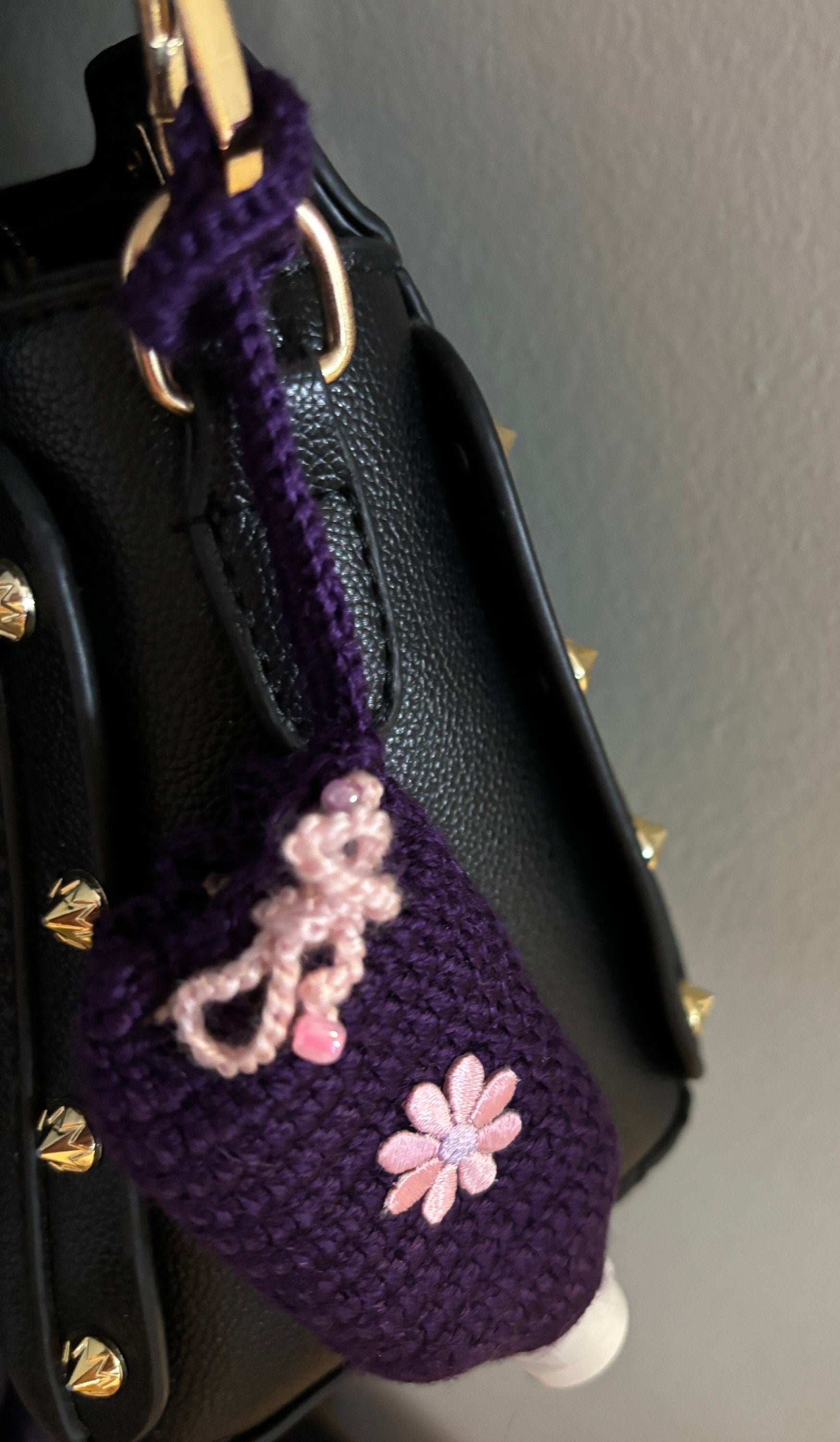 Crochet hand sanitizer case