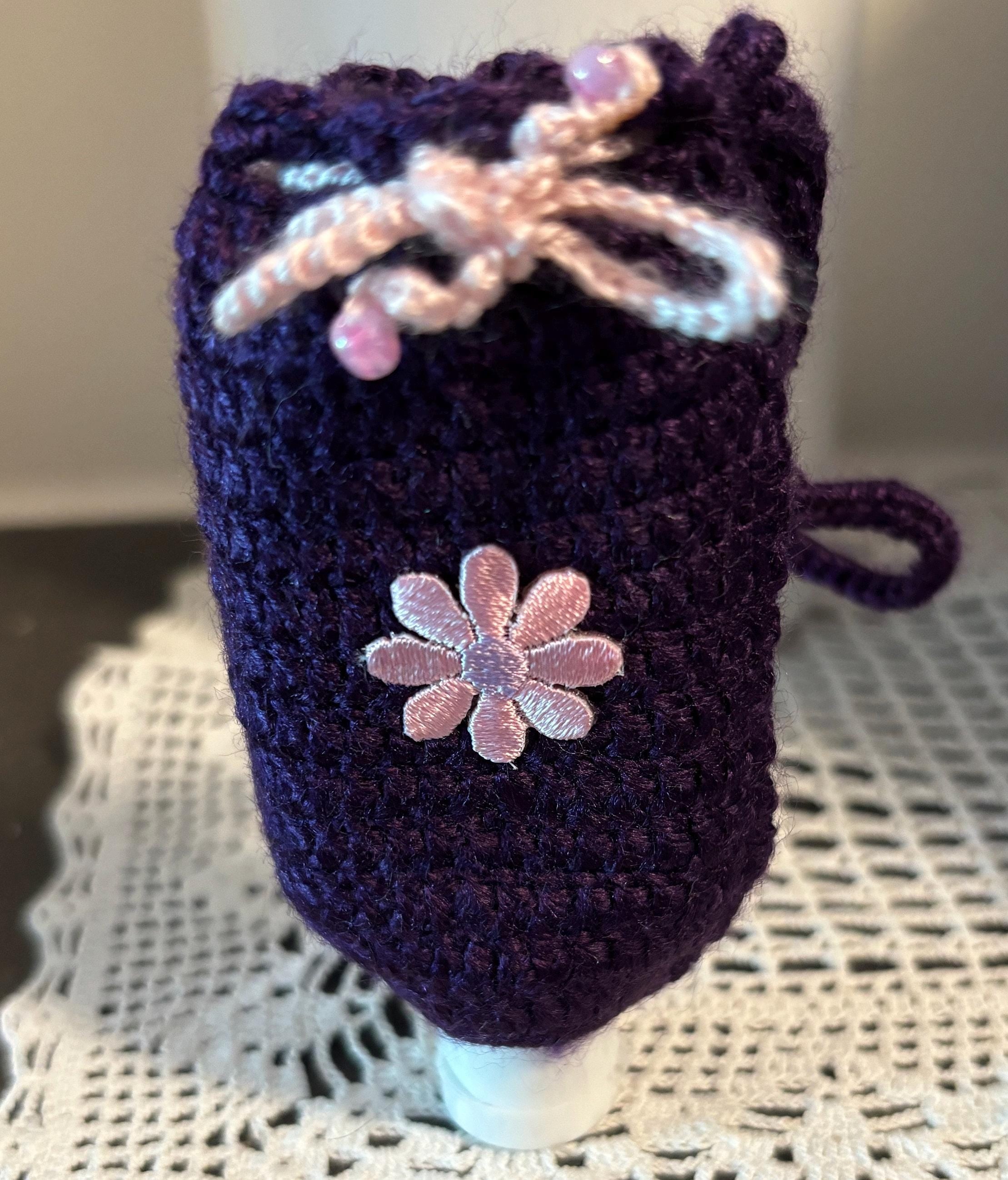 Crochet hand sanitizer case