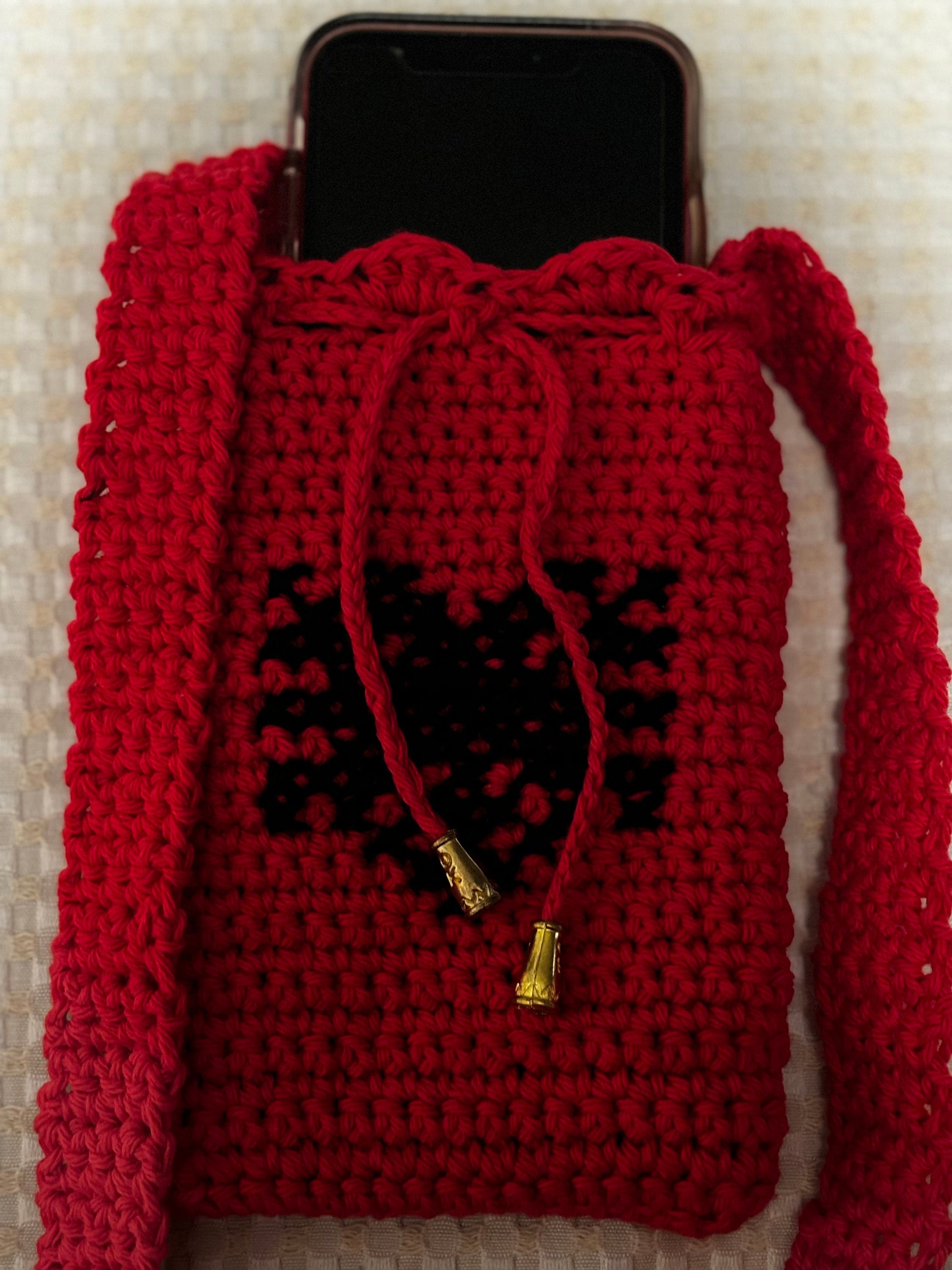 Albanian eagle crochet bag.
