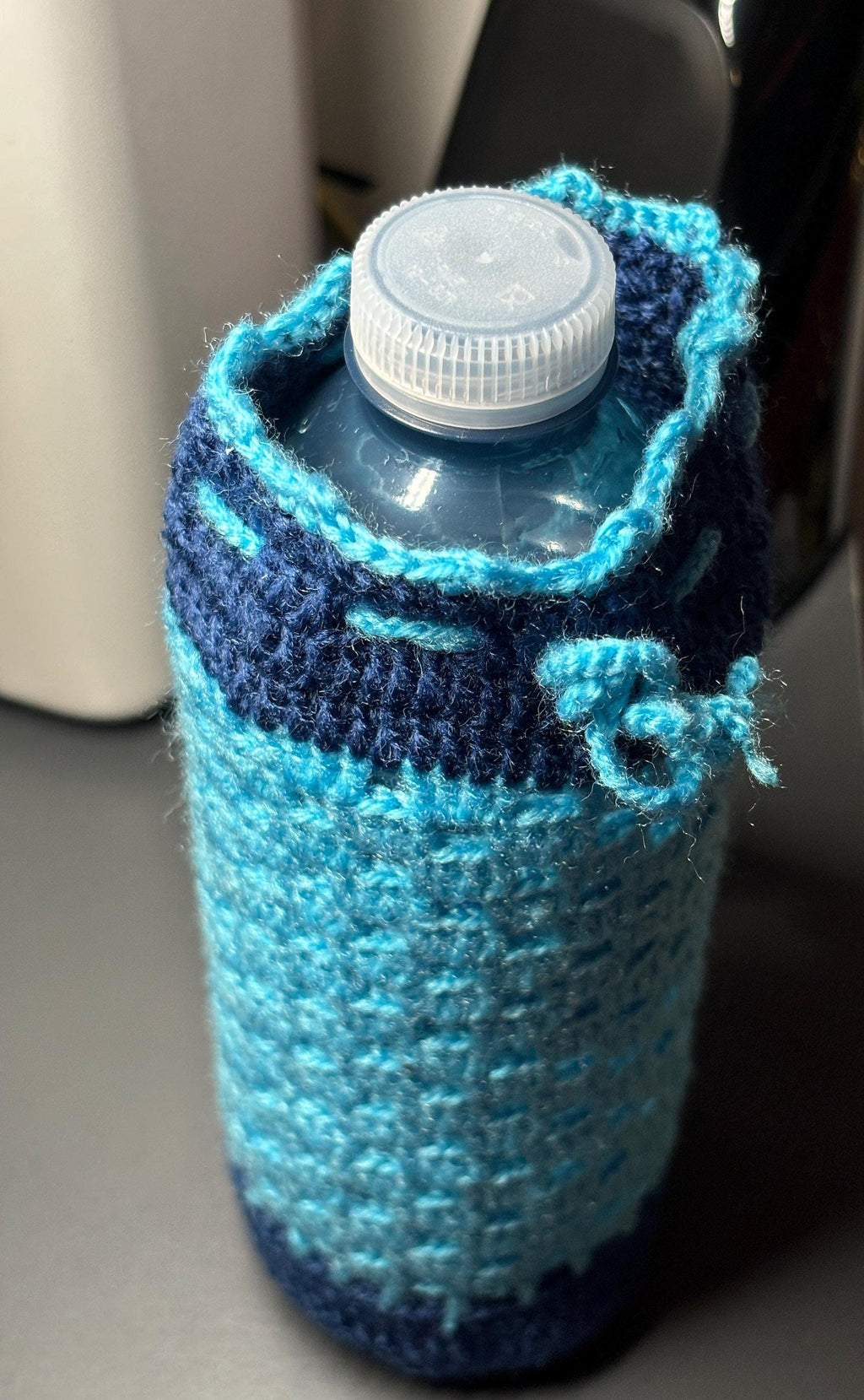 Crochet water bottle holder