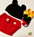 Crochet baby set.