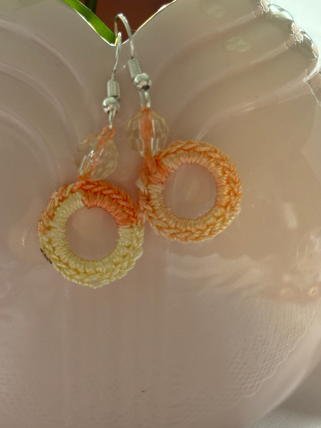 Crochet Flower Earrings: Handmade Summer Colors