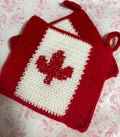 Canadian flag crochet pot holders.