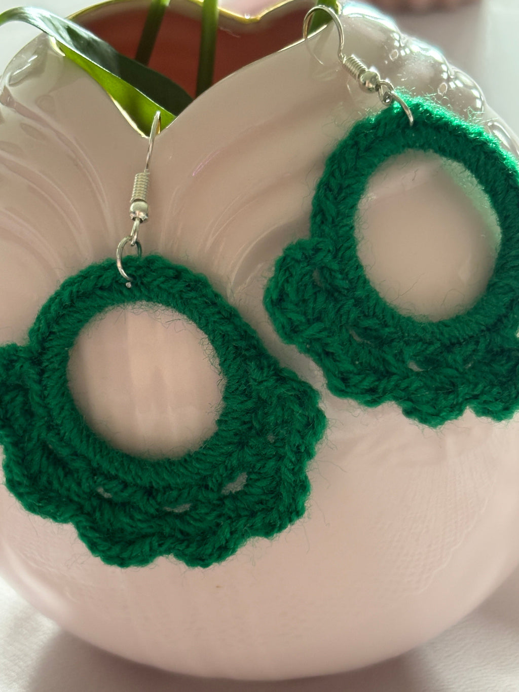 Crochet Flower Earrings: Handmade Summer Colors