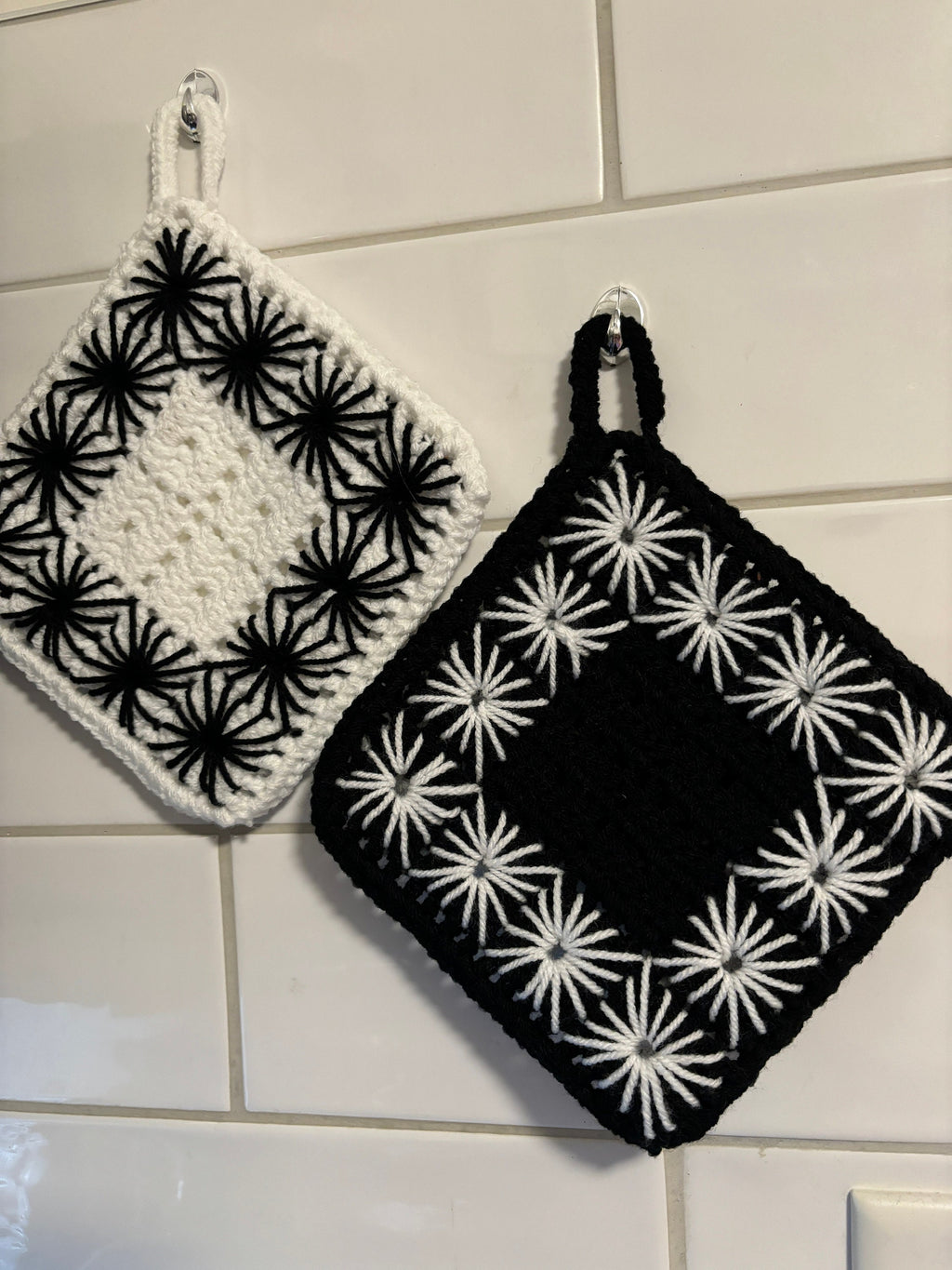 Crochet pot holders.