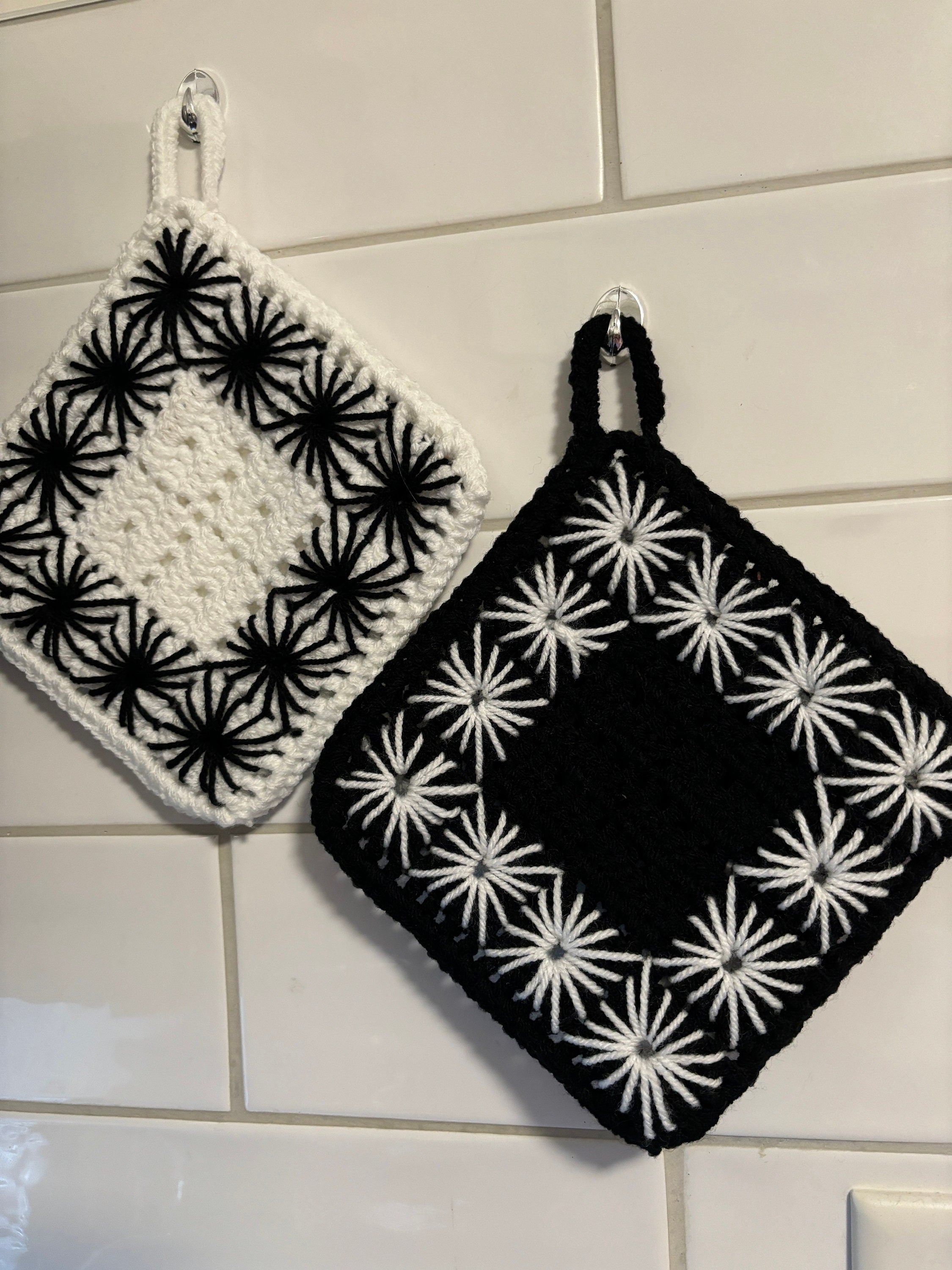 Crochet pot holders.