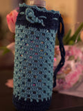 Crochet water bottle holder