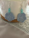Crochet Flower Earrings: Handmade Summer Colors
