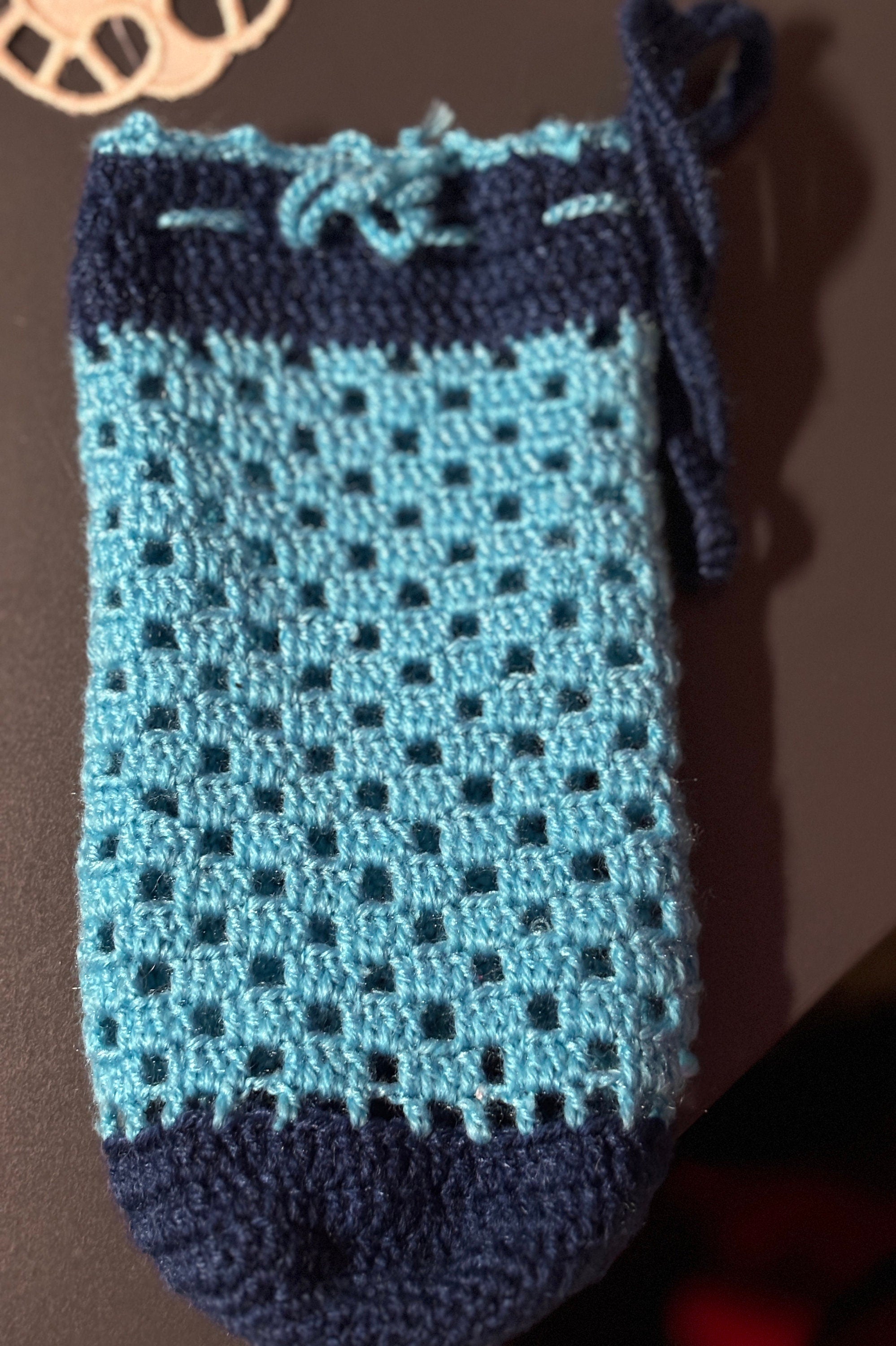 Crochet water bottle holder