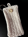 Crochet card holder.